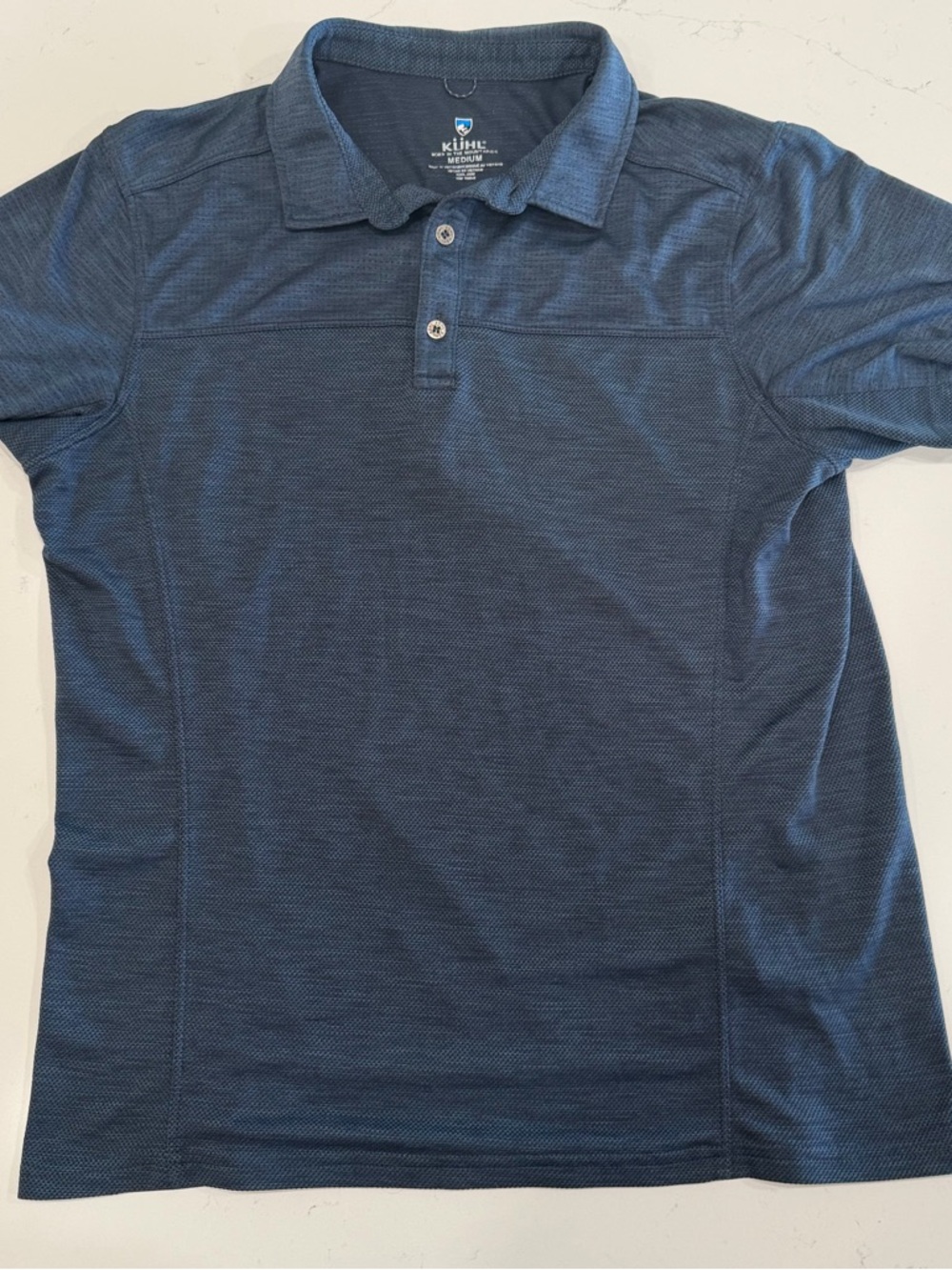 Kuhl Men's Navy Textured Polo
